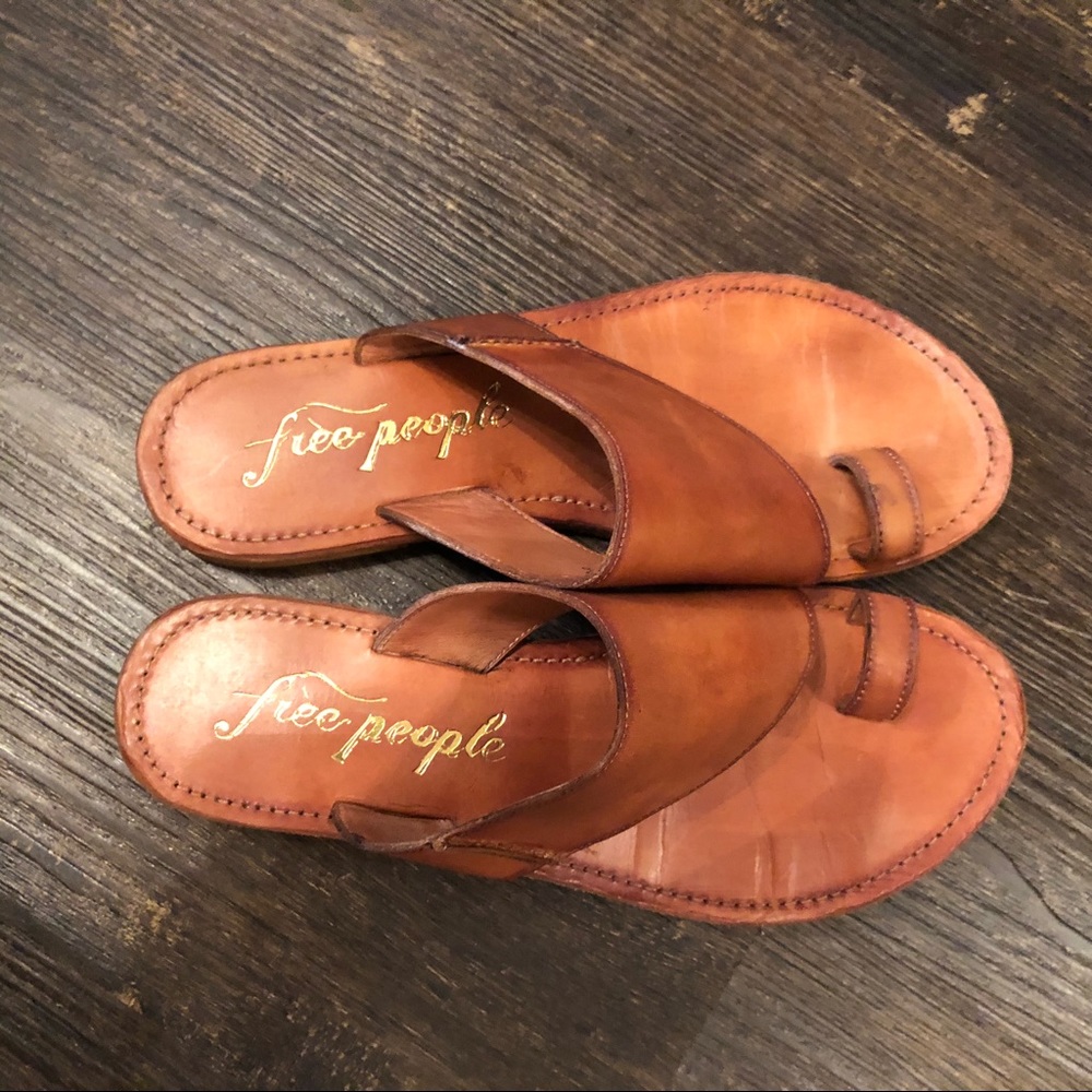 Free people leather sandals